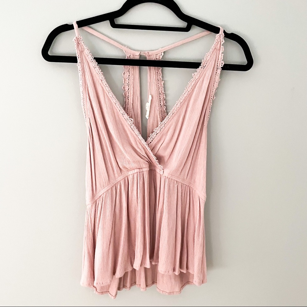 LA Hearts Pink Top